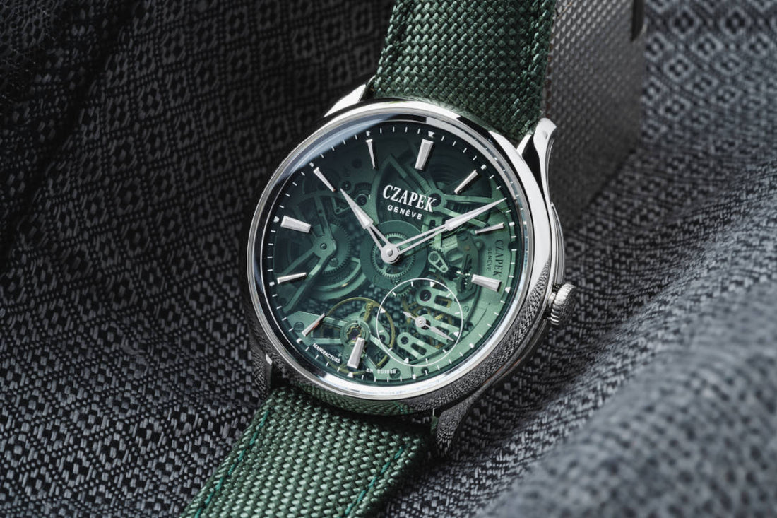 日本にただ1本、Czapek × Fratello Promenade Transparencies “Viridian Green”