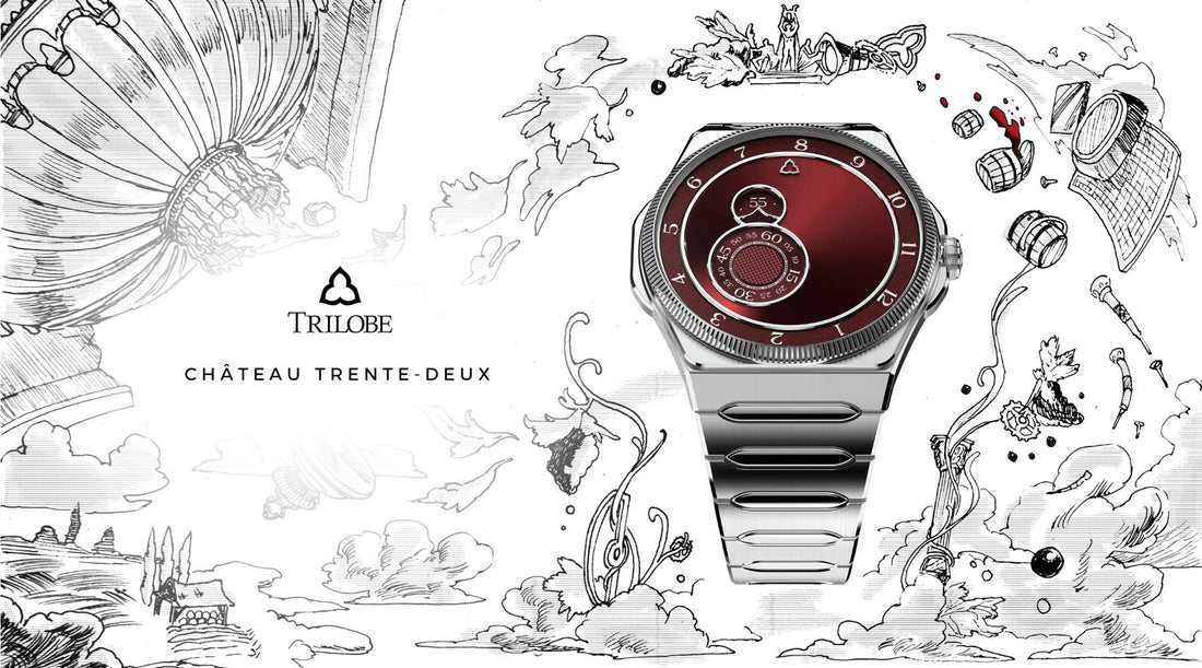 Trilobe、ワインと時計製造を結ぶ新作「シャトー・トランテ・ドゥ」を発表