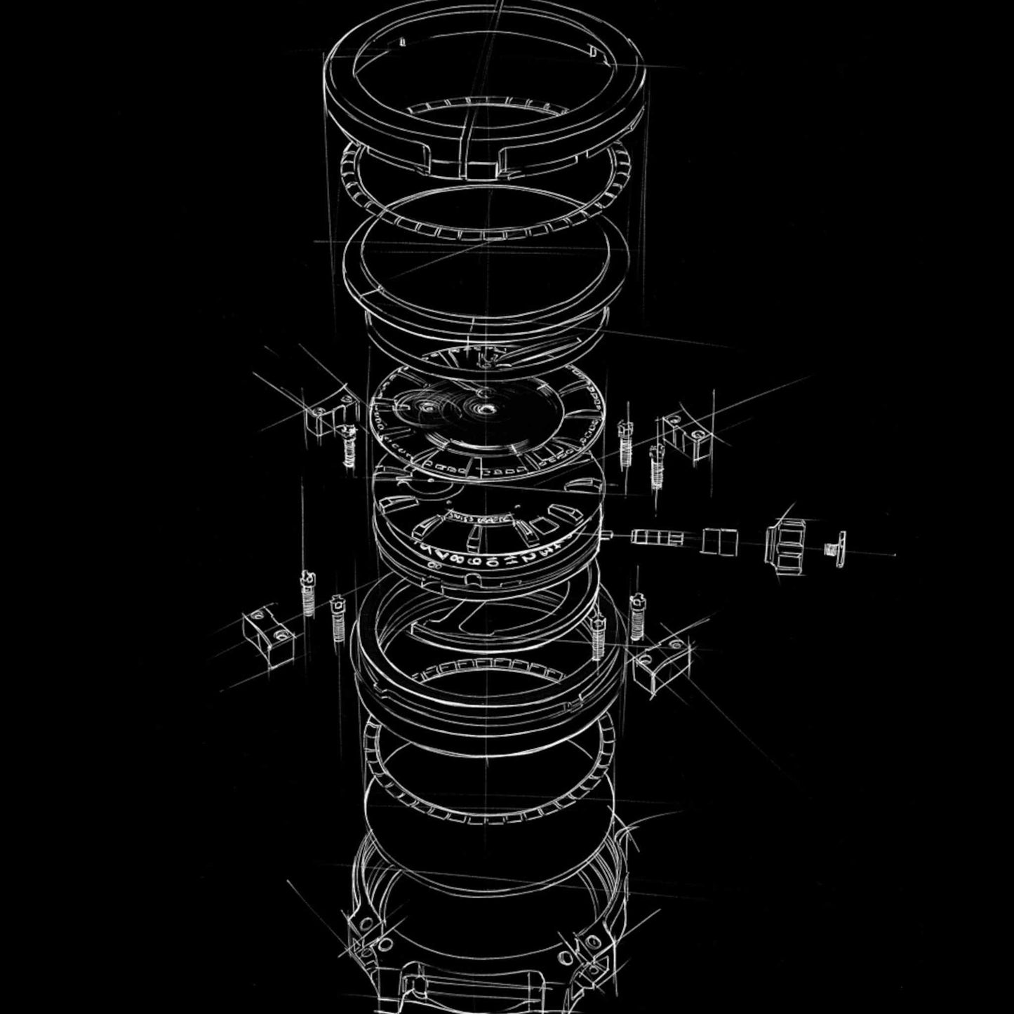 MU05-103 ブループリント チタニウム・スケルトン