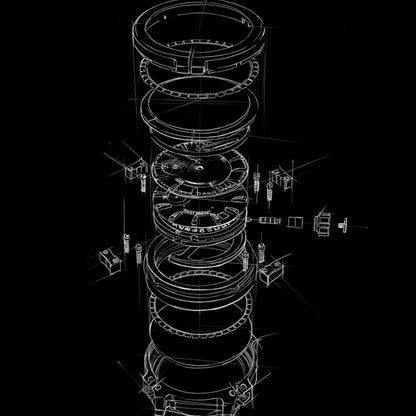 MU05-103 ブループリント チタニウム・スケルトン